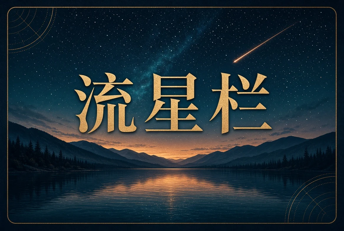 流星栏主题画面